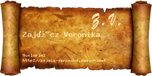 Zajácz Veronika névjegykártya