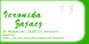 veronika zajacz business card